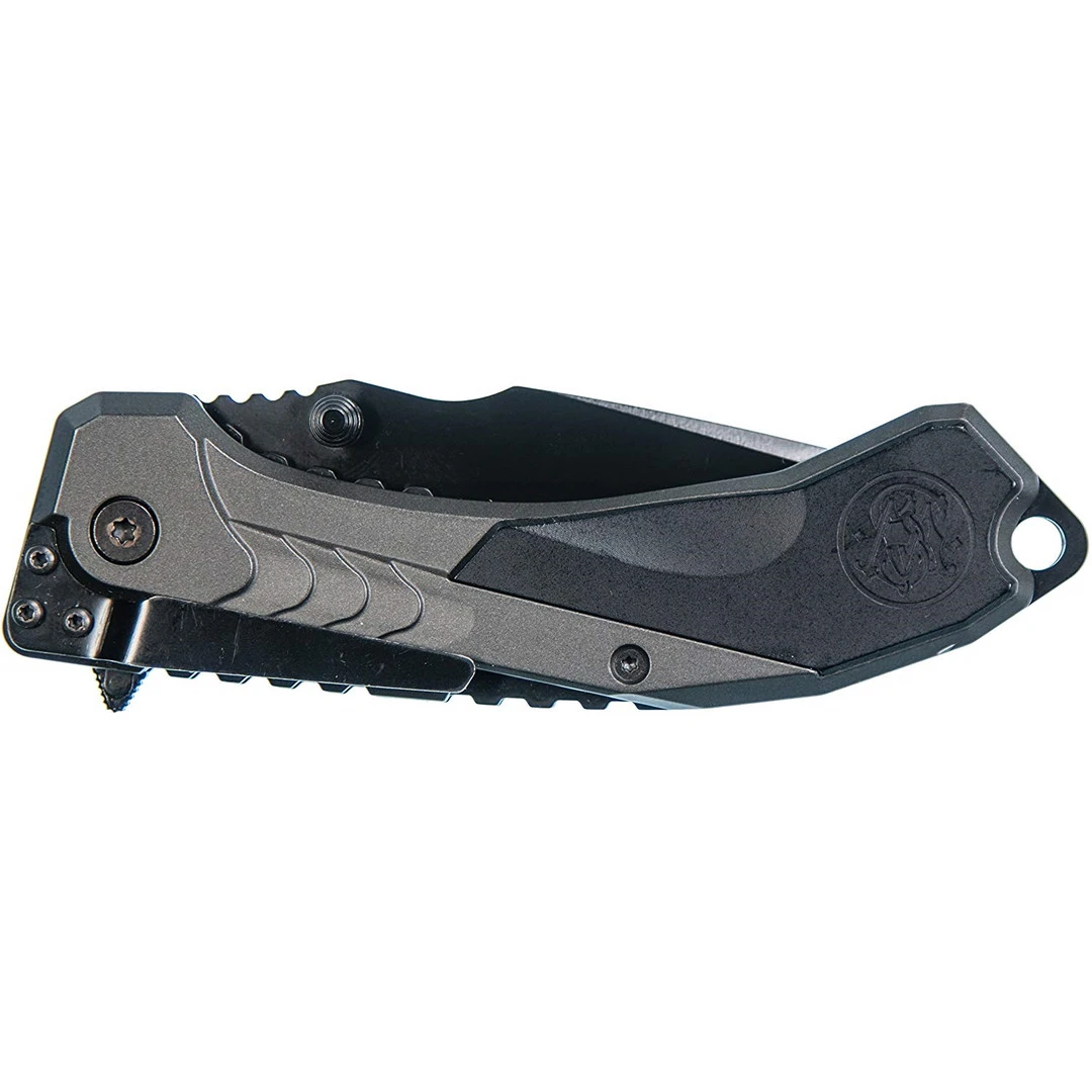 Smith & Wesson M&P Dark Grey/Black M2.0 Spring Assist Knife, Black Blade 2 Smith & Wesson M&P Dark Grey/Black M2.0 Spring Assist Knife, Black Blade - Image 2