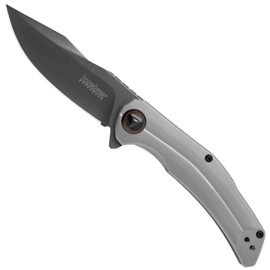 Kershaw Believer Steel Spring Assist Knife, Dark Grey Blade 1 Kershaw Believer Steel Spring Assist Knife, Dark Grey Blade