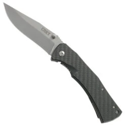 CRKT Xan Carbon Fiber Spring Assist Knife, Bead Blast Blade