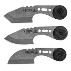TOPS Knives TOPS 3 Bros Fixed Blade Neck Knife Combo Pack, Set Of 3