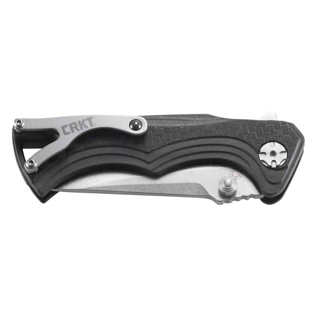 CRKT BT Fighter Compact Flipper Knife, Stonewash Blade 2 CRKT BT Fighter Compact Flipper Knife, Stonewash Blade - Image 2