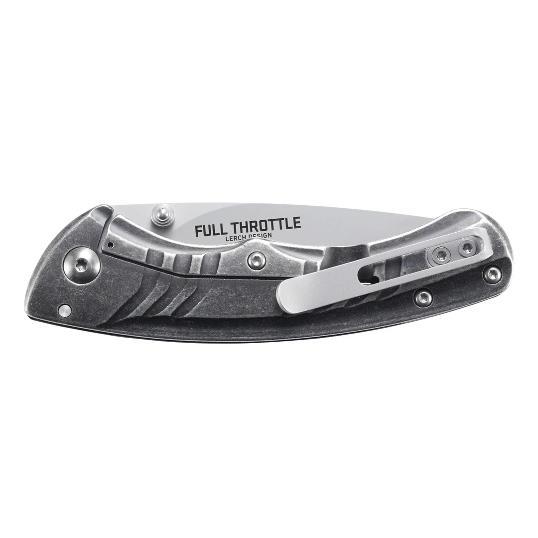 CRKT Full Throttle Spring Assist Knife, Bead Blast Blade 2 CRKT Full Throttle Spring Assist Knife, Bead Blast Blade - Image 2