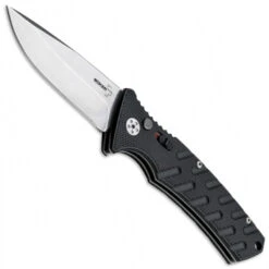Boker Plus Strike Spearpoint Auto Knife, D2 Stonewash Blade