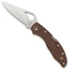 Byrd Brown Meadowlark 2 Folder Knife, Satin Blade