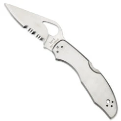 Byrd Meadowlark 2 Stainless Folder Knife, Satin Combo Blade
