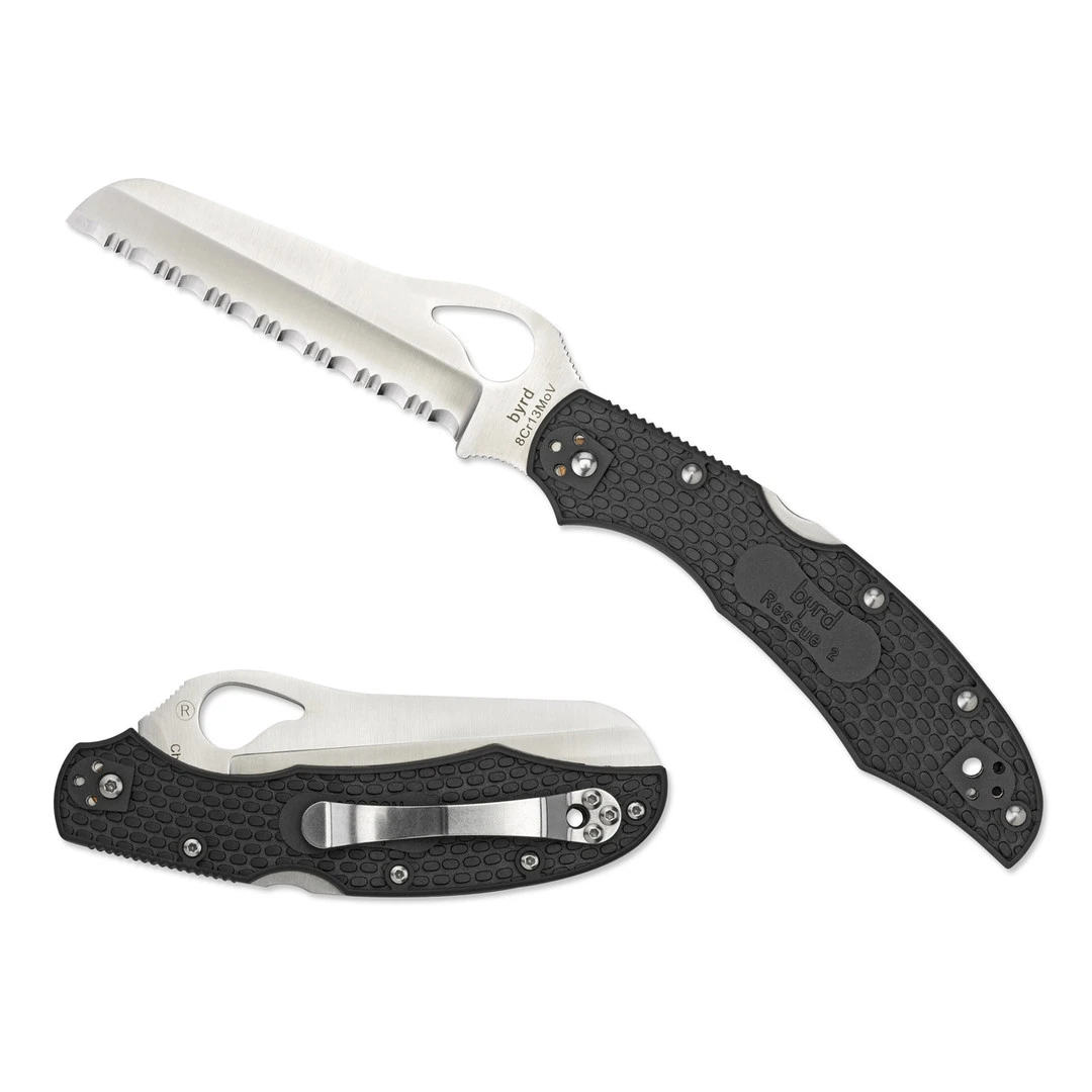 Byrd Cara Cara 2 Rescue Folder Knife, SpyderEdge Blade 2 Byrd Cara Cara 2 Rescue Folder Knife, SpyderEdge Blade - Image 2