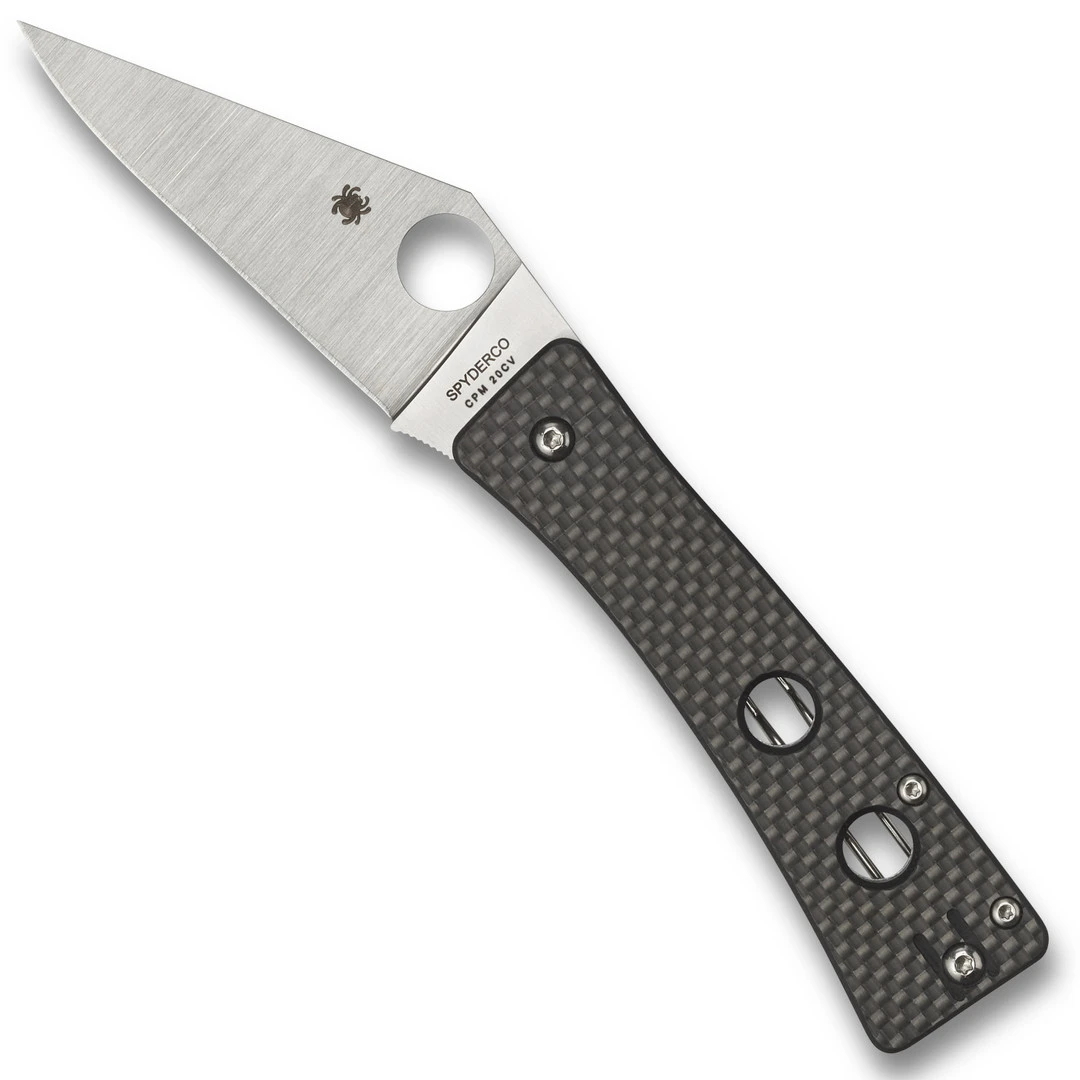 Spyderco Watu Carbon Fiber Folder Knife, CPM-20CV Blade 1 Spyderco Watu Carbon Fiber Folder Knife, CPM-20CV Blade