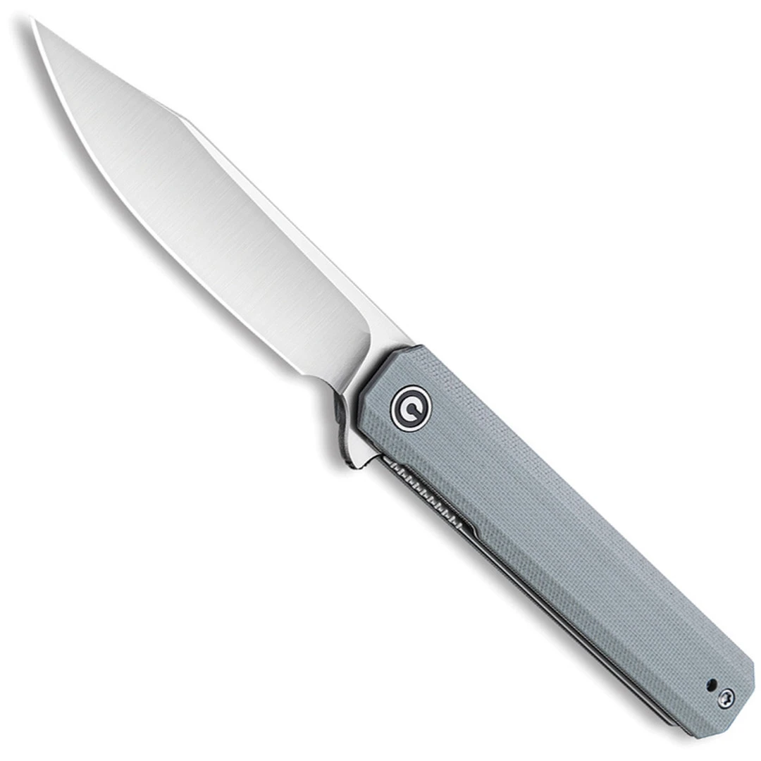 CIVIVI Gray Chronic Flipper Knife, Satin Blade 1 CIVIVI Gray Chronic Flipper Knife, Satin Blade