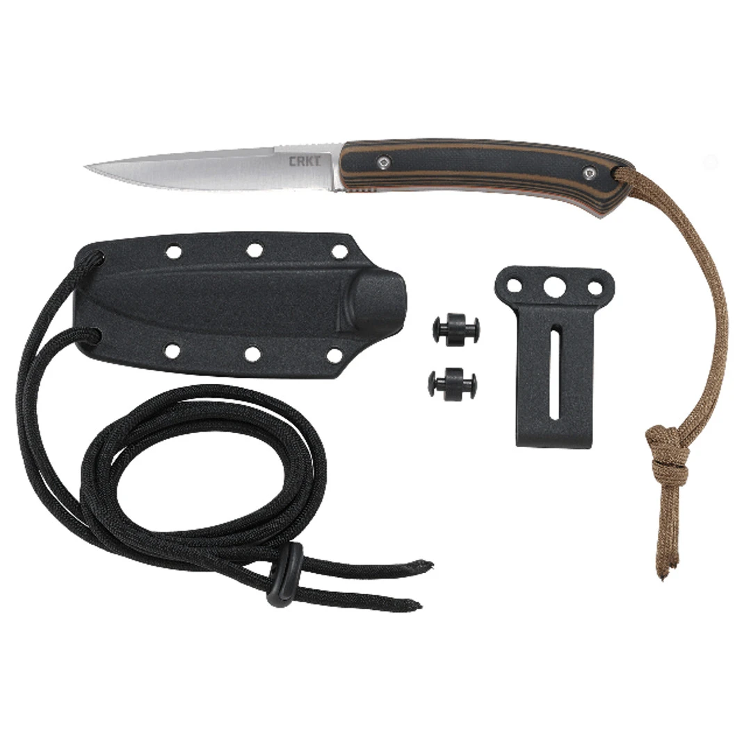 CRKT Folts Biwa Fixed Blade Knife, Satin Blade 2 CRKT Folts Biwa Fixed Blade Knife, Satin Blade - Image 2