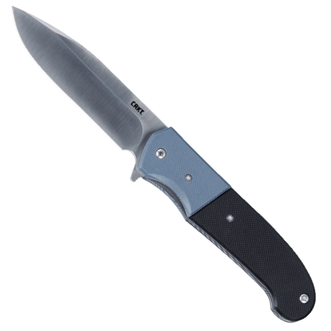 CRKT Blue And Black G10 Ignitor Assist Knife, Satin Blade 1 CRKT Blue And Black G10 Ignitor Assist Knife, Satin Blade