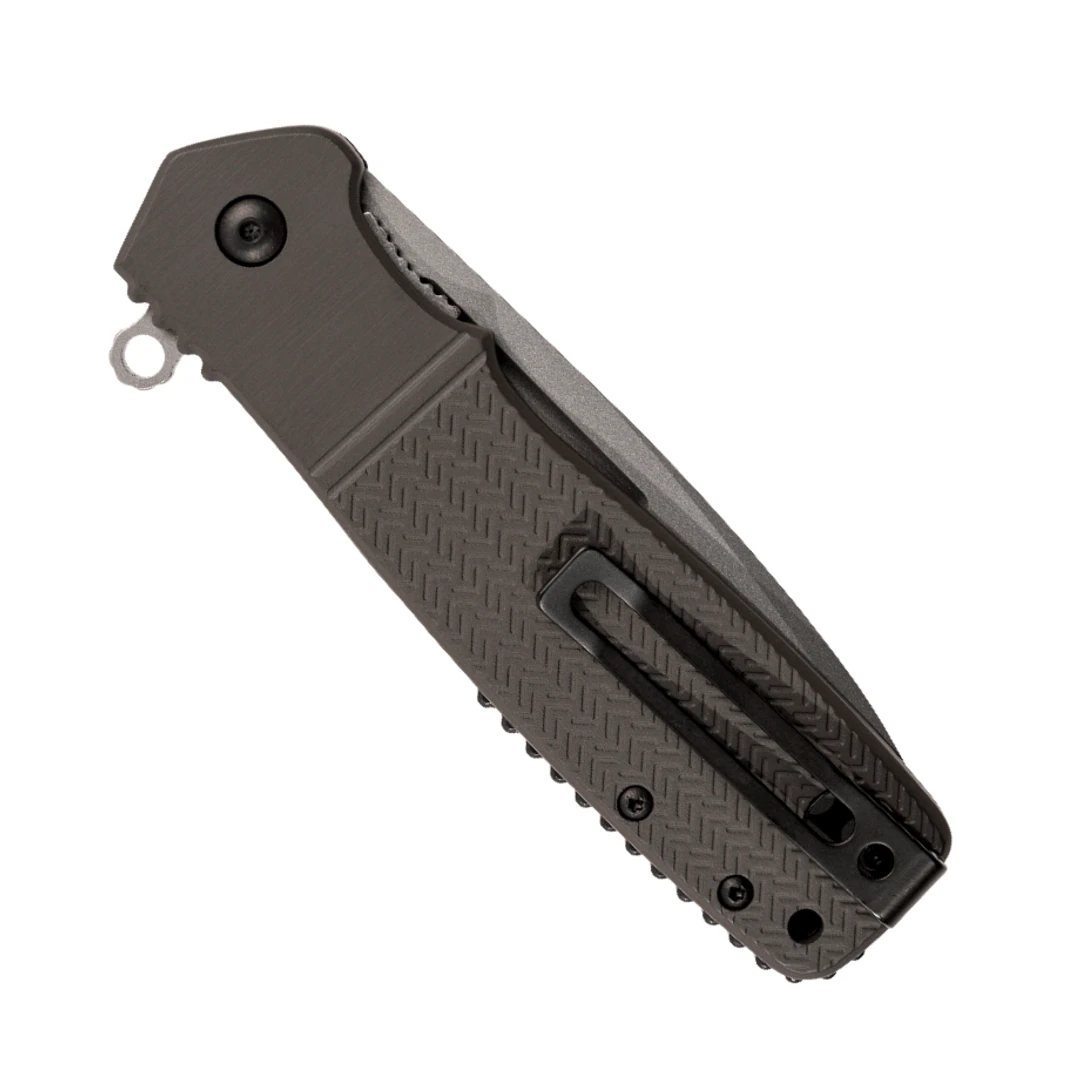 CRKT OD Green Homefront Assisted Flipper Knife, Stonewash Blade 2 CRKT OD Green Homefront Assisted Flipper Knife, Stonewash Blade - Image 2