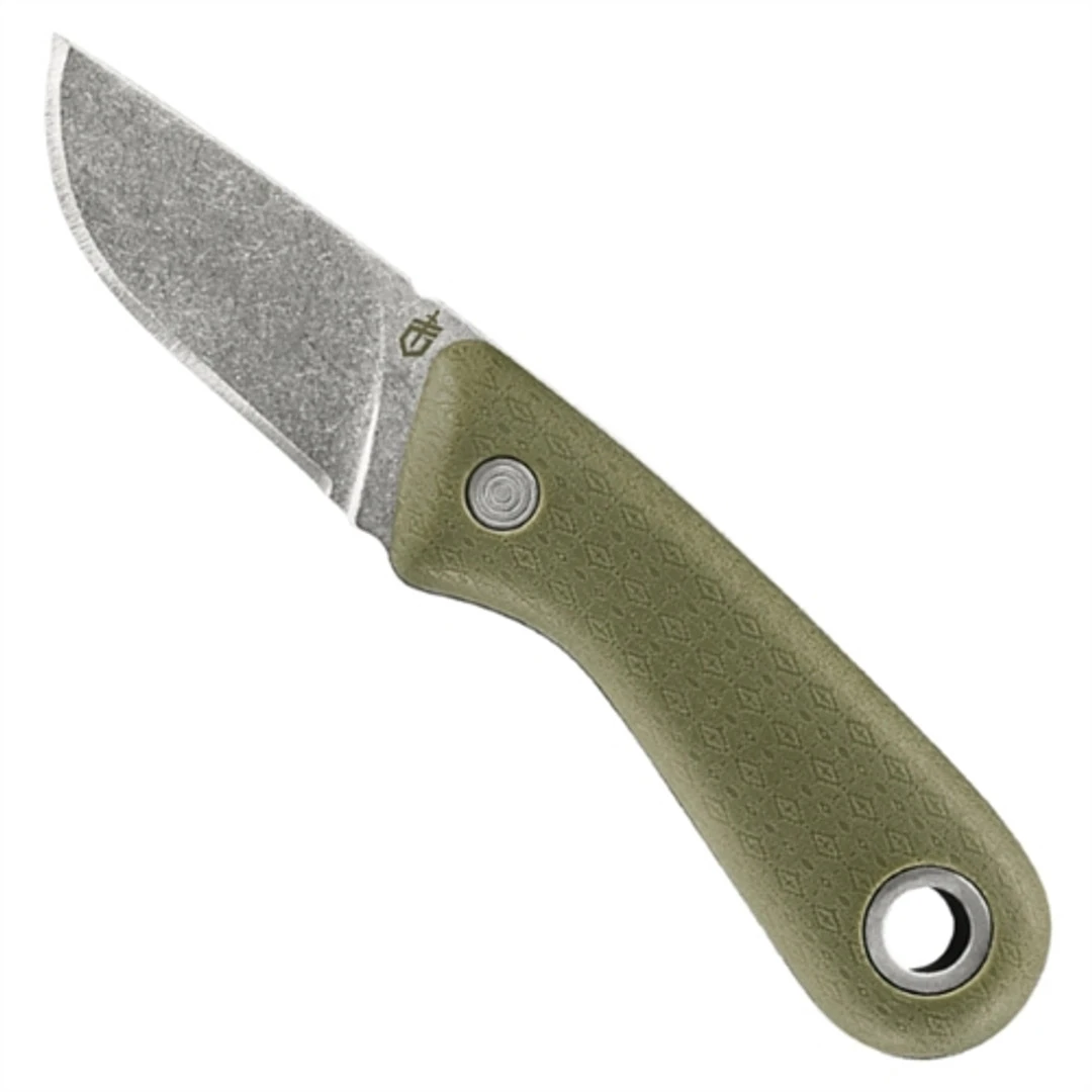 Gerber 31-003425 Flat Sage Vertebrae Fixed Blade Knife, Stonewash Blade 1 Gerber 31-003425 Flat Sage Vertebrae Fixed Blade Knife, Stonewash Blade