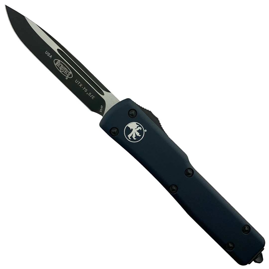 Microtech Tactical UTX-70 OTF Auto Knife, Black Blade 1 Microtech Tactical UTX-70 OTF Auto Knife, Black Blade