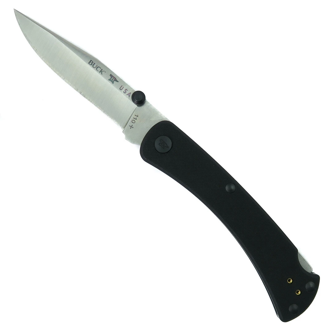 Buck Knives Buck Black G-10 Slim Pro TRX Lockback Folder Knife, CPM-S30V Blade 1 Buck Knives Buck Black G-10 Slim Pro TRX Lockback Folder Knife, CPM-S30V Blade