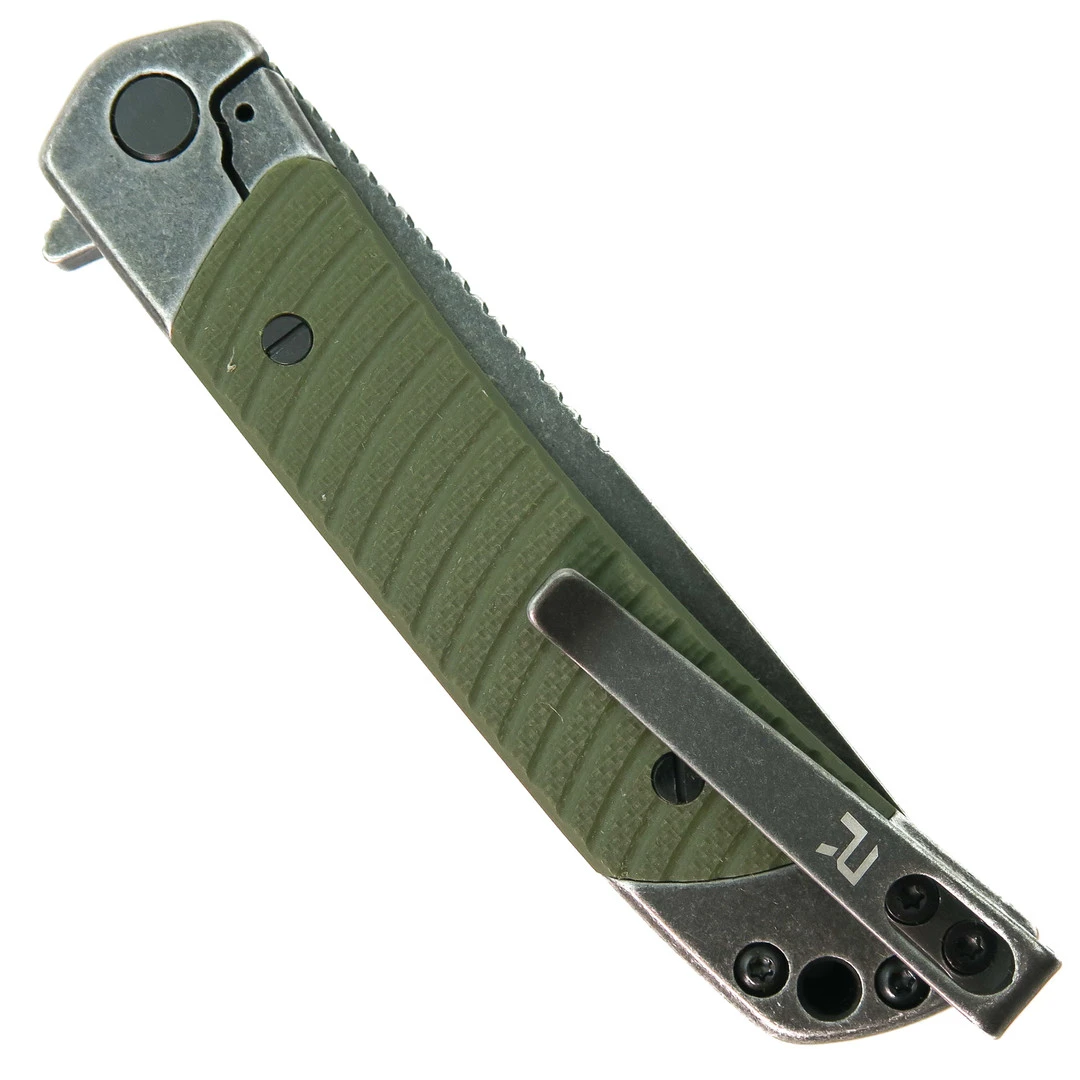 REVO Duo Green Drop Point Frame Lock Knife 3 REVO Duo Green Drop Point Frame Lock Knife - Image 3