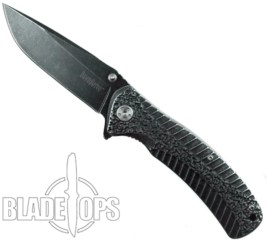 Kershaw Starter Assist Knife, BlackWash Plain Blade, 1301BW 3 Kershaw Starter Assist Knife, BlackWash Plain Blade, 1301BW - Image 3