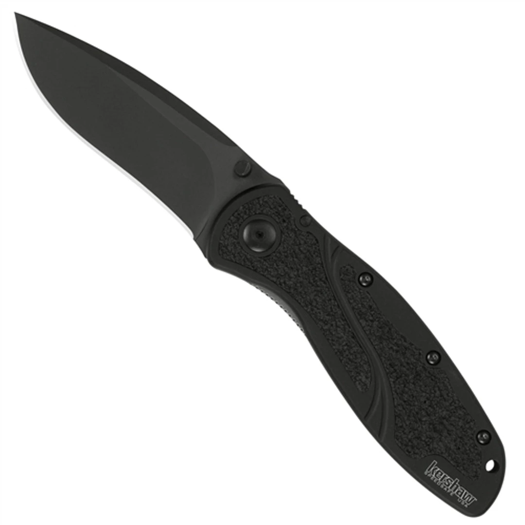 Kershaw Blur Spring Assisted Knife, Black, KS1670BLK 1 Kershaw Blur Spring Assisted Knife, Black, KS1670BLK