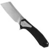 Kershaw Bracket Assist Flipper Knife, Stonewash Cleaver Blade