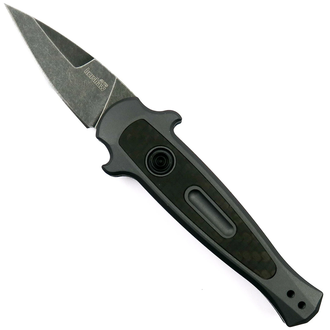 Kershaw Grey Launch 12CA Auto Knife, 1.93" BlackWash Blade 1 Kershaw Grey Launch 12CA Auto Knife, 1.93" BlackWash Blade