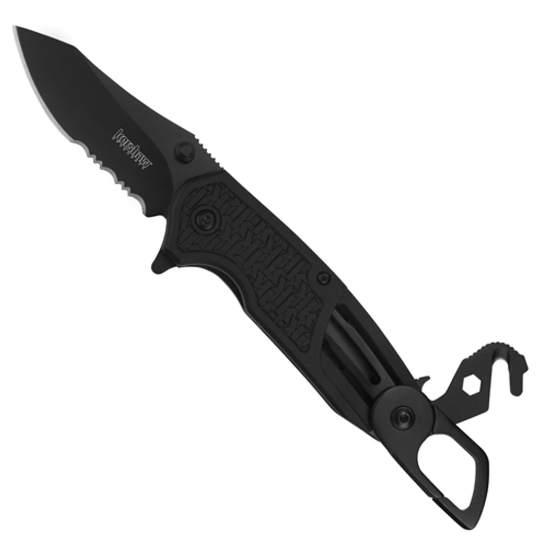 Kershaw Funxion Lightweight EMT Assist Knife, Combo Blade 1 Kershaw Funxion Lightweight EMT Assist Knife, Combo Blade
