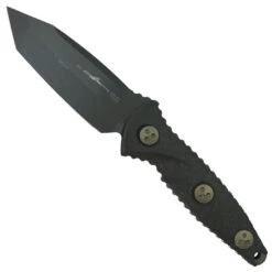 Microtech Signature Series Socom Alpha Tanto Mini Fixed Blade Knife, DLC Blade