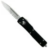 Microtech 148-5 Contoured UTX-70 S/E OTF Knife, Satin Combo Blade