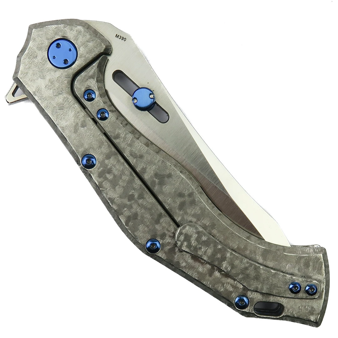 Olamic Cutlery Frosty Titanium Soloist Knife, Satin Agent Blade 2 Olamic Cutlery Frosty Titanium Soloist Knife, Satin Agent Blade - Image 2