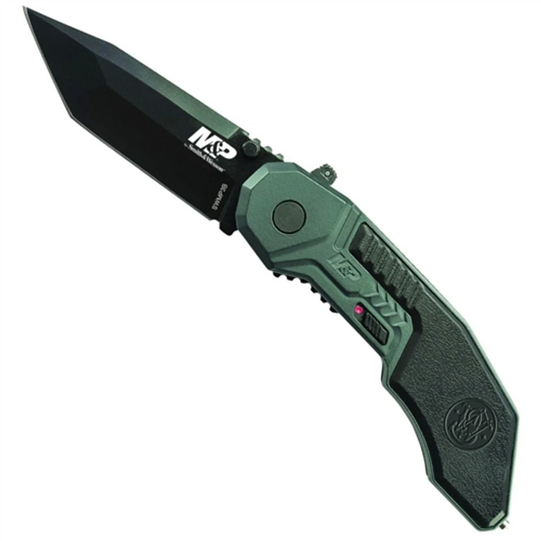 Smith & Wesson M&P MAGIC Assist Knife, Tanto Black Plain Blade, SWMP3B 1 Smith & Wesson M&P MAGIC Assist Knife, Tanto Black Plain Blade, SWMP3B