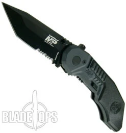 Smith & Wesson Military & Police MAGIC Assisted Knife, Black Combo Blade, SWMP3BS -Kershaw Sales SWMP3BS 4 66535.1533222157
