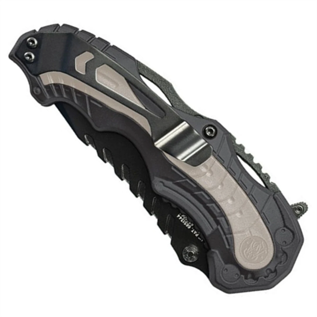 Smith & Wesson Black MAGIC SWMP6BS Spring Assist Knife, Black Part Serrated Blade 2 Smith & Wesson Black MAGIC SWMP6BS Spring Assist Knife, Black Part Serrated Blade - Image 2