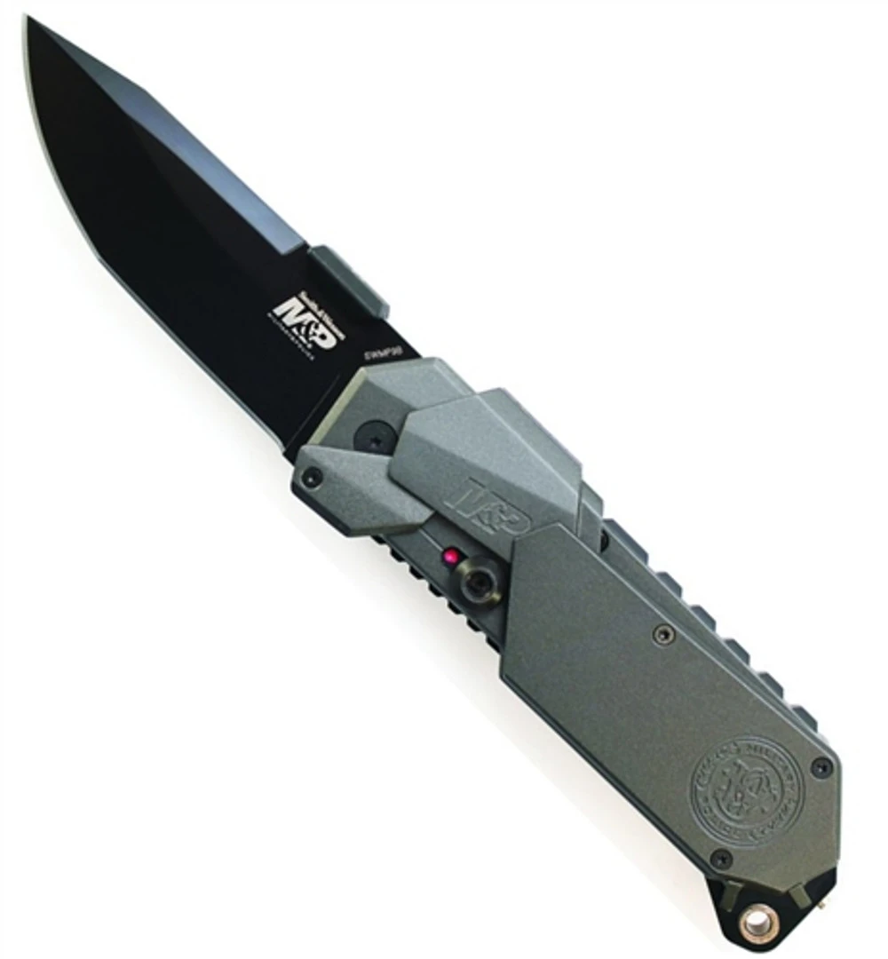 Smith & Wesson MAGIC Assist Knife, Black Plain Clip Blade, SWMP9B 3 Smith & Wesson MAGIC Assist Knife, Black Plain Clip Blade, SWMP9B - Image 3